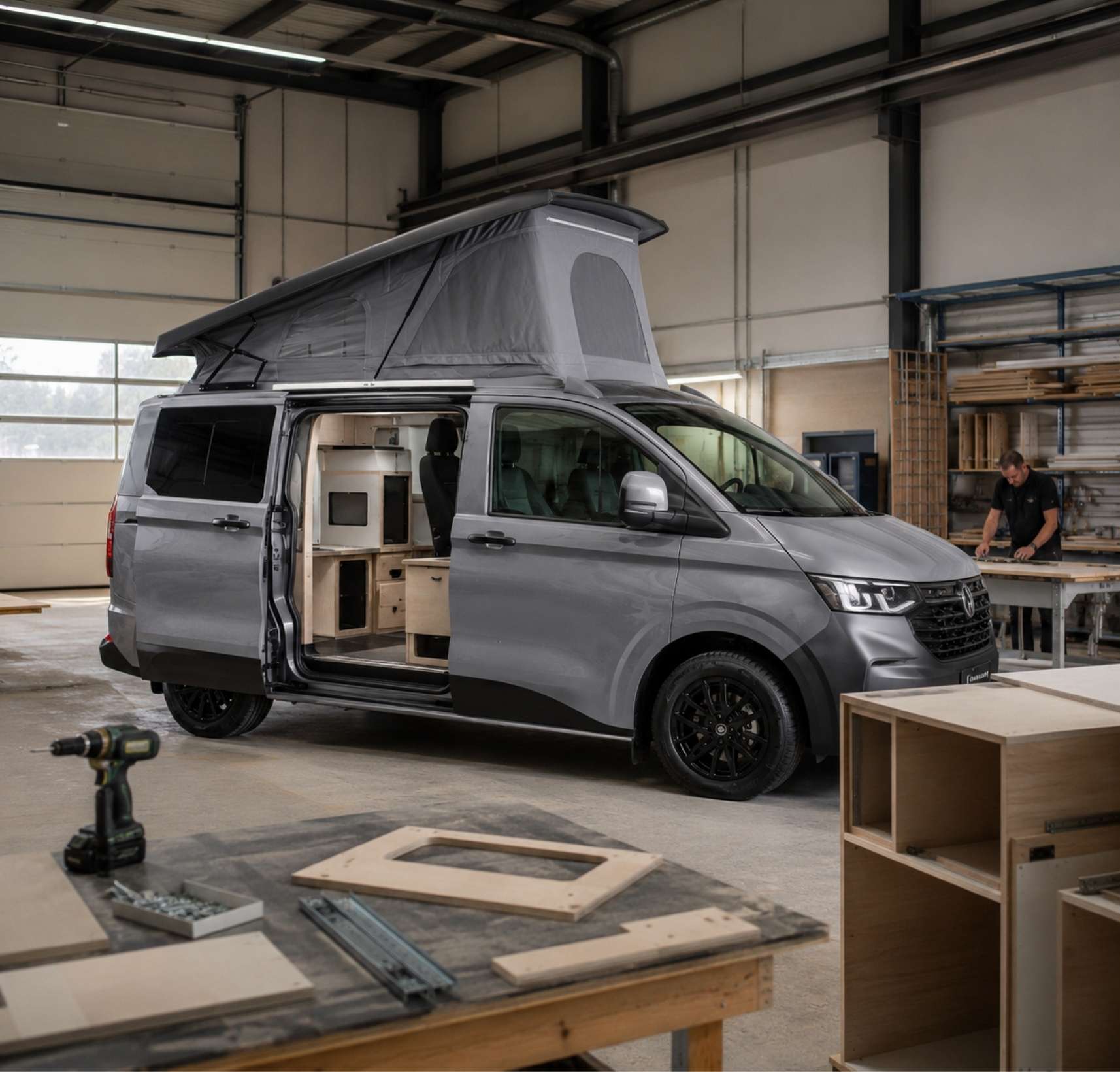 Zabudowa kampera – jak powstaje Wavecamper?