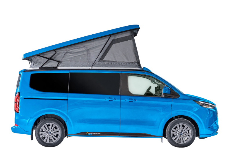 Wavecamper Ford Custom E-Line otwarty dach sypialniany